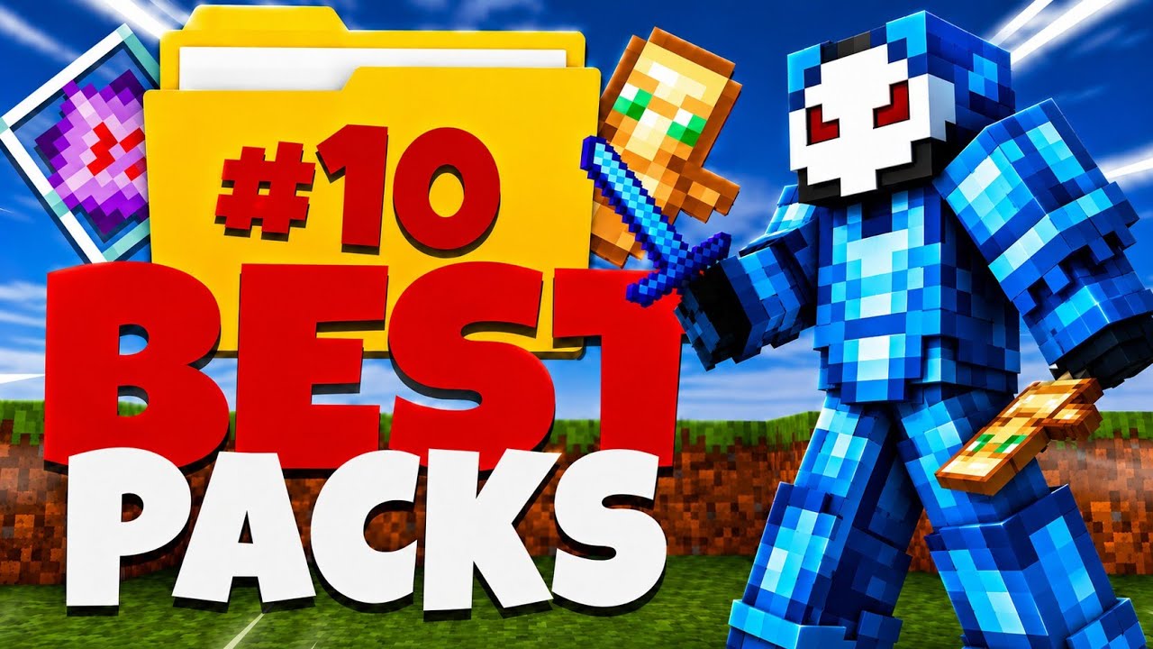 🔥 TOP 10 BEST PvP Texture Packs For 1.21.11 🚀 Clean, Smooth & FPS Boost ...