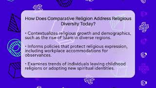How Does Comparative Religion Address Religious Diversity Today? | Religious Studies Explained News