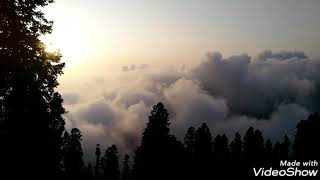 Thandiani hill station floating clouds