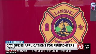 Applications open for Lansing firefighter positions