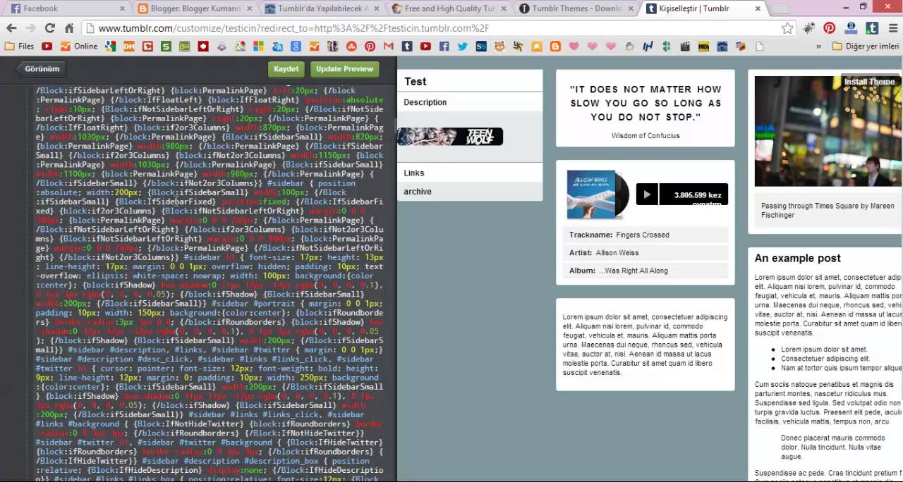 Tumblr Sidebar Boyutu Ayarlama Tumblr Sidebar Size YouTube