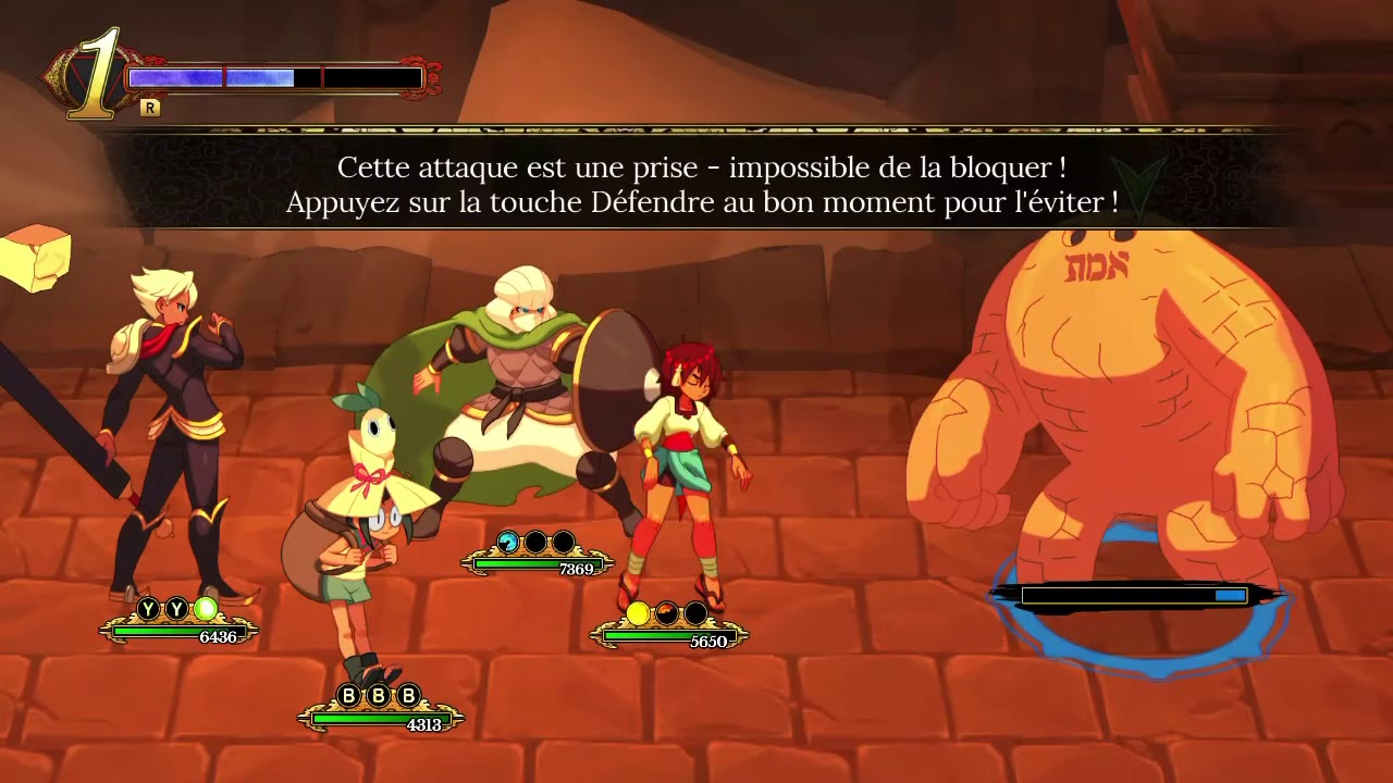 Indivisible - Gameplay Guard Break - Switch