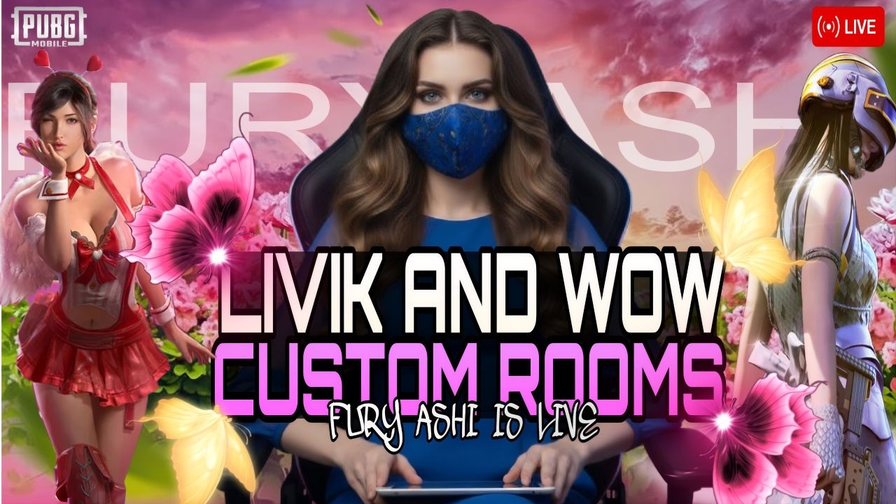 PUBG Mobile Live|500 CASH & 120 UC  Custom Rooms | Pubg Custom Rooms | FURY ASHI YT is Live 4.2 ❤️