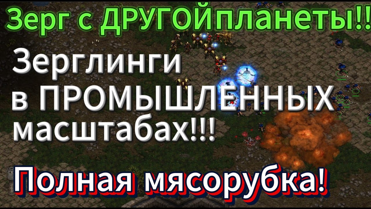 РЕКА ЗЕРГЛИНГОВ! Такого ПвЗ вы ещё НЕ ВИДЕЛИ | Рекорд по количеству юнитов. Самый многозадачный Зерг