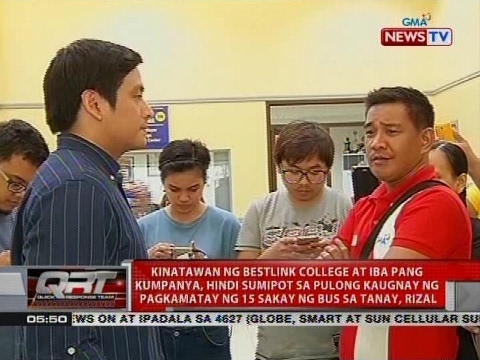 QRT: Kinatawan ng Bestlink College at iba pang kumpanya, hindi sumipot