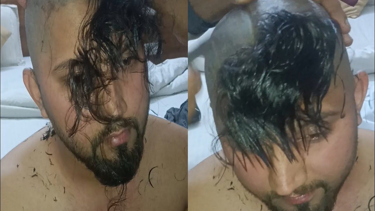 Indian men Headshave/Forced Headshave 💇🪒✂️  #latest #mundan #haircut