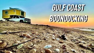 GULF COAST BOONDOCKING  Free Camping on the beach!! Alabama to Texas camping