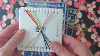 Easy Kumihimo Tutorial Multicolor Braid (16 Threads)