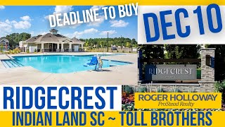 Ridgecrest from Toll Brothers [Roger Holloway at Indian Land SC]