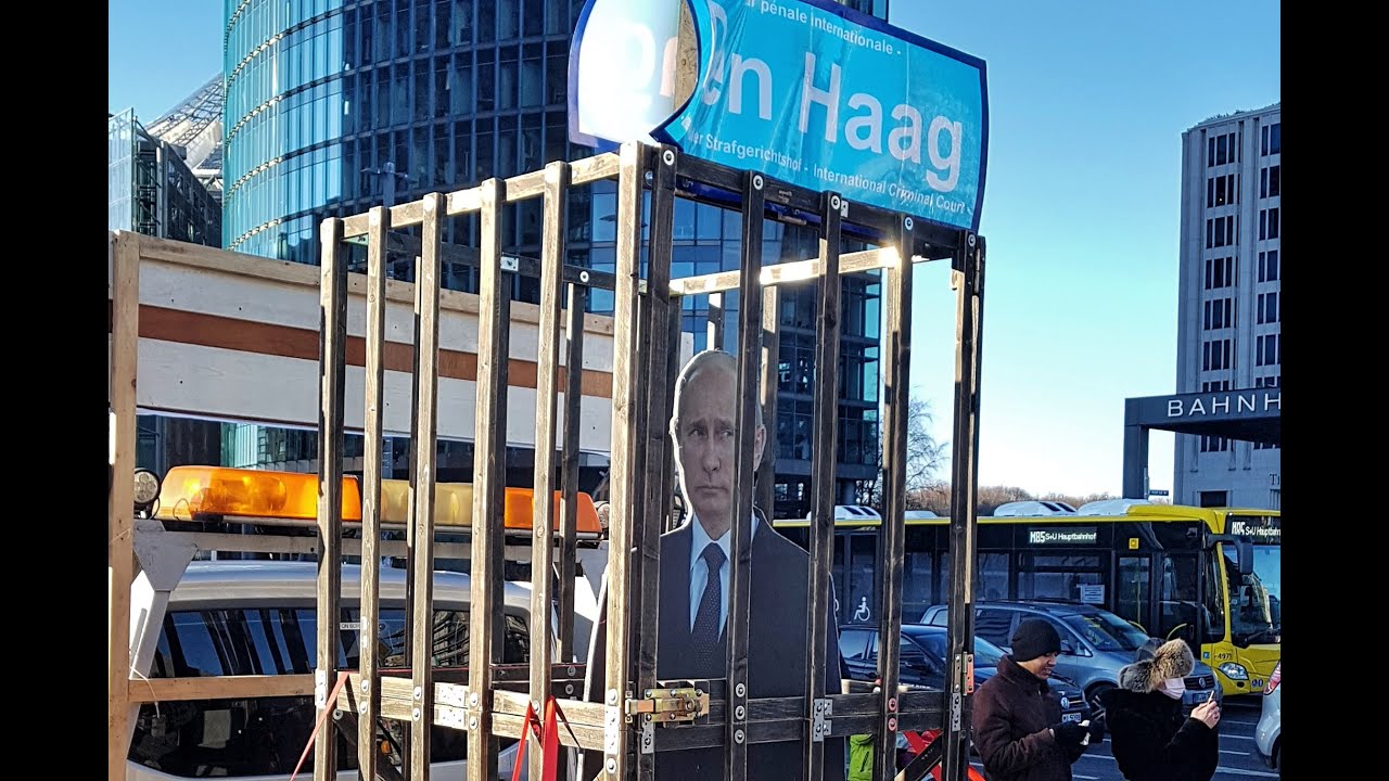 Суд над Путиным: протест в Берлине 31 января 2021 года