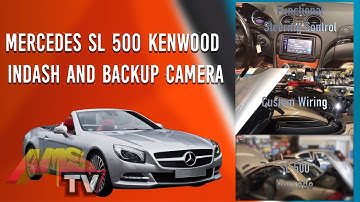 Mercedes SL 500 Kenwood Indash and backup camera! Project 383
