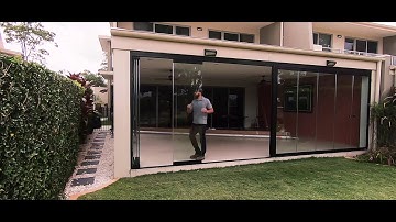 Frameless Stacker Doors