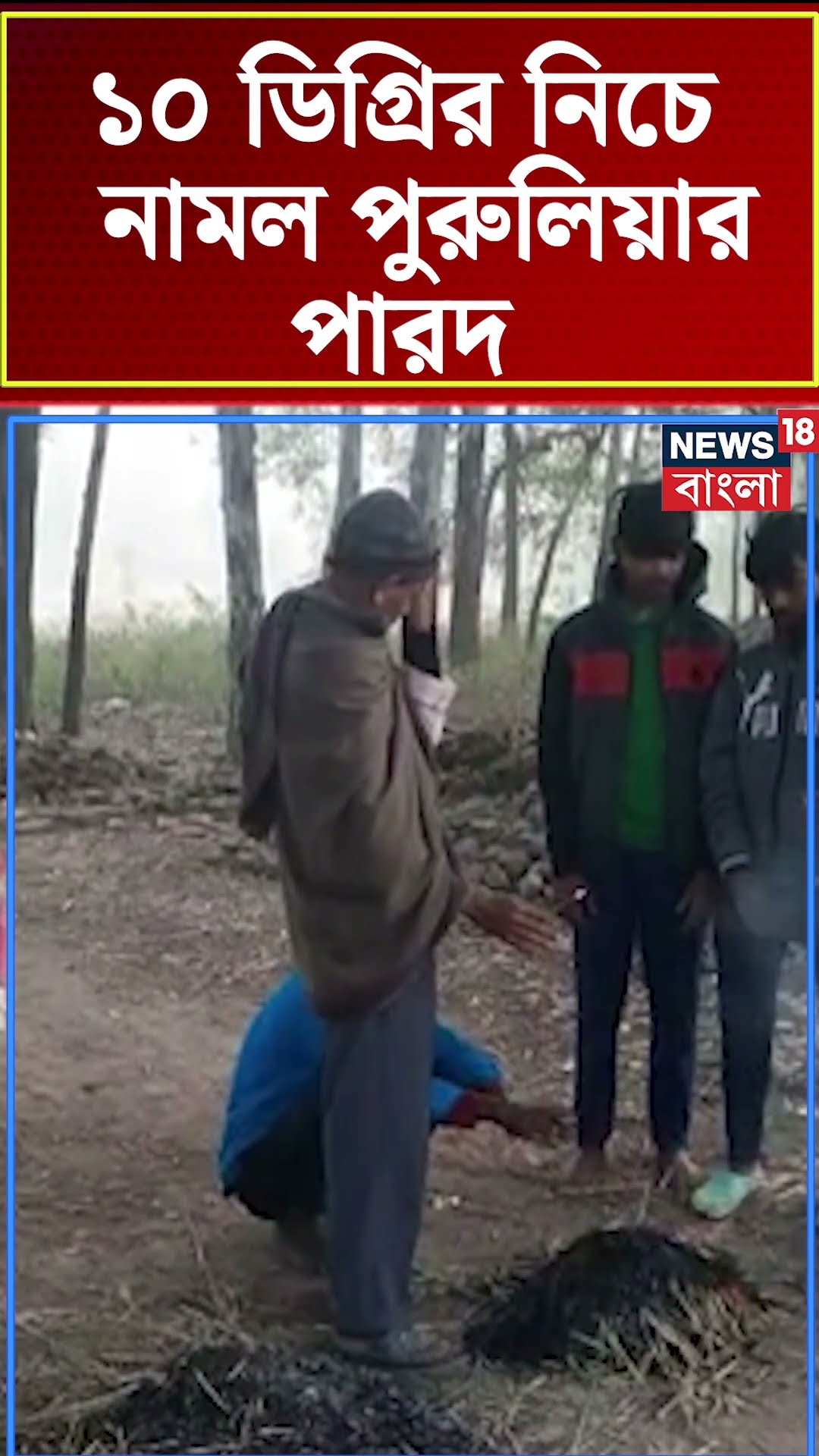 ১০ ডিগ্রির নিচে নামল Puruliaর পারদ #shorts