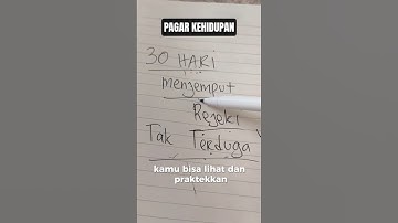 (MEMANCING REJEKI DAHSYAT) HARI 1 - SERI MENJEMPUT REZEKI SECARA TAK TERDUGA