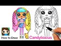 How to Draw a Fashionista Girl | LOL Surprise Candylicious Fashion Doll