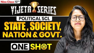 Details NIOS Class 12th Political Science Chapter 3 | State, Society, Nation and Government | Vijeta Series News