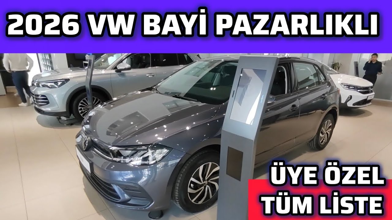 2026 VOLKSWAGEN BAYİ PAZARLIKLI İNDİRİMLİ FİYATLARI 