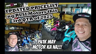 UPDATED PRICELIST NG RUSI MOTORS l MURANG SCOOTER l MURANG MOTOR l CHEAPEST BIKE l BASTIBOYZPH