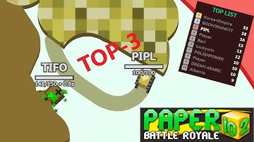 Paper.io 2 Map Control: 100.00% [Battle Royale]  - HOW TO GET TO THE TOP 3