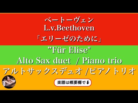 For Elise (Alto Sax duet/Piano trio ) - Beethoven