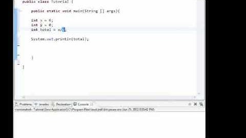 JAVA Programming Tutorial Quick Exception Handling Arithmetic Exception