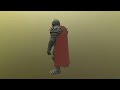 Low Poly Stylized Dread Knight MALAKOR PBR