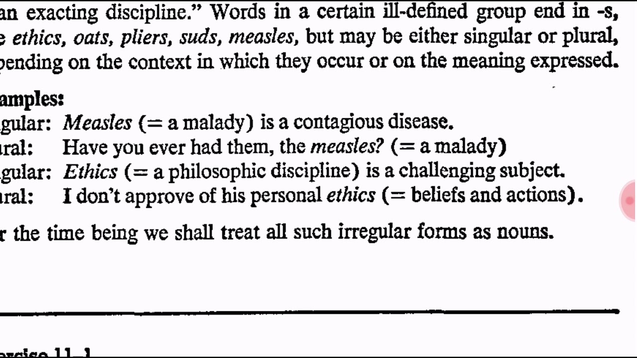 The Paradigm, unit#11 part#2 Noun Paradigm الفصل ١١ من كتاب النحو، الجزء الثاني، پرادايم الاسم