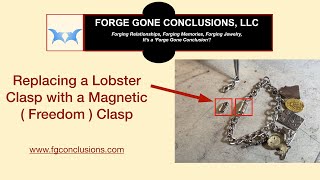 Replacing a Lobster Clasp with a Magnetic Clasp - Freedom Clasp - Jewelry Repairs