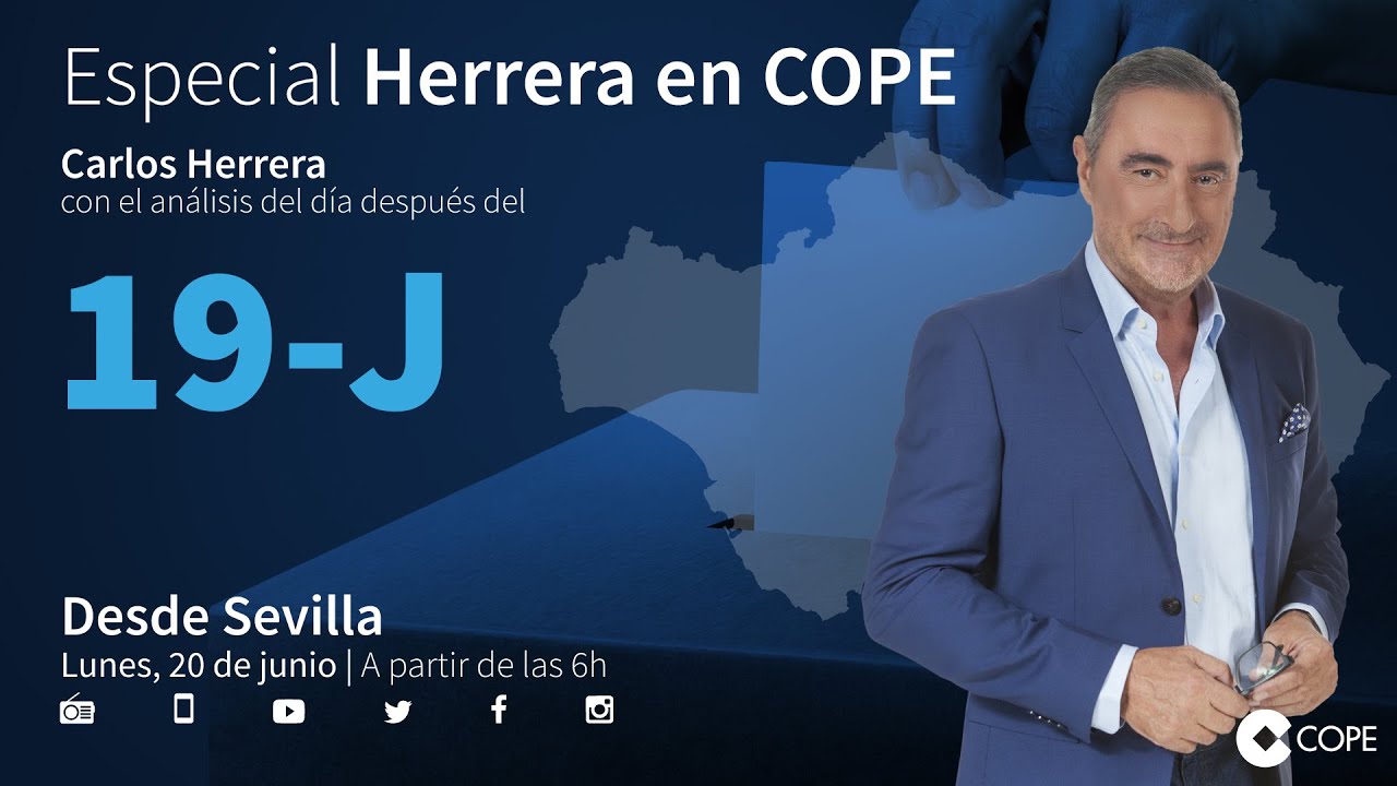 Análisis de las elecciones en Andalucía. En directo Herrera en Cope desde  Sevilla - YouTube
