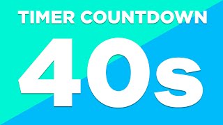 40 Second Timer Blue