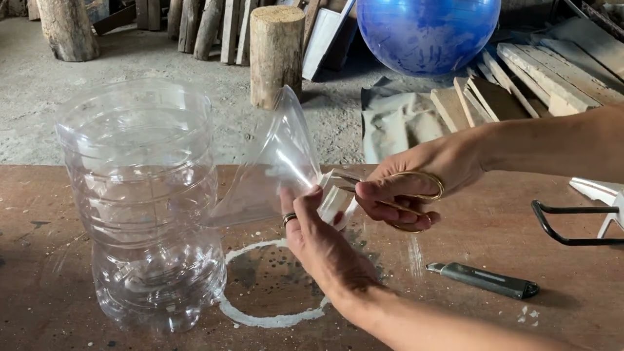 Repurposed: Pet Food Storage Hack Using Empty Water Bottles