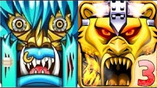 Christmas Adventure Run 3D vs Temple Endless Run 3 screenshot 4