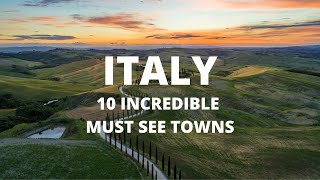 10 Hidden Gems in Italy - Beautiful Towns to Visit in Italy 🇮🇹  | Must See Italian Towns