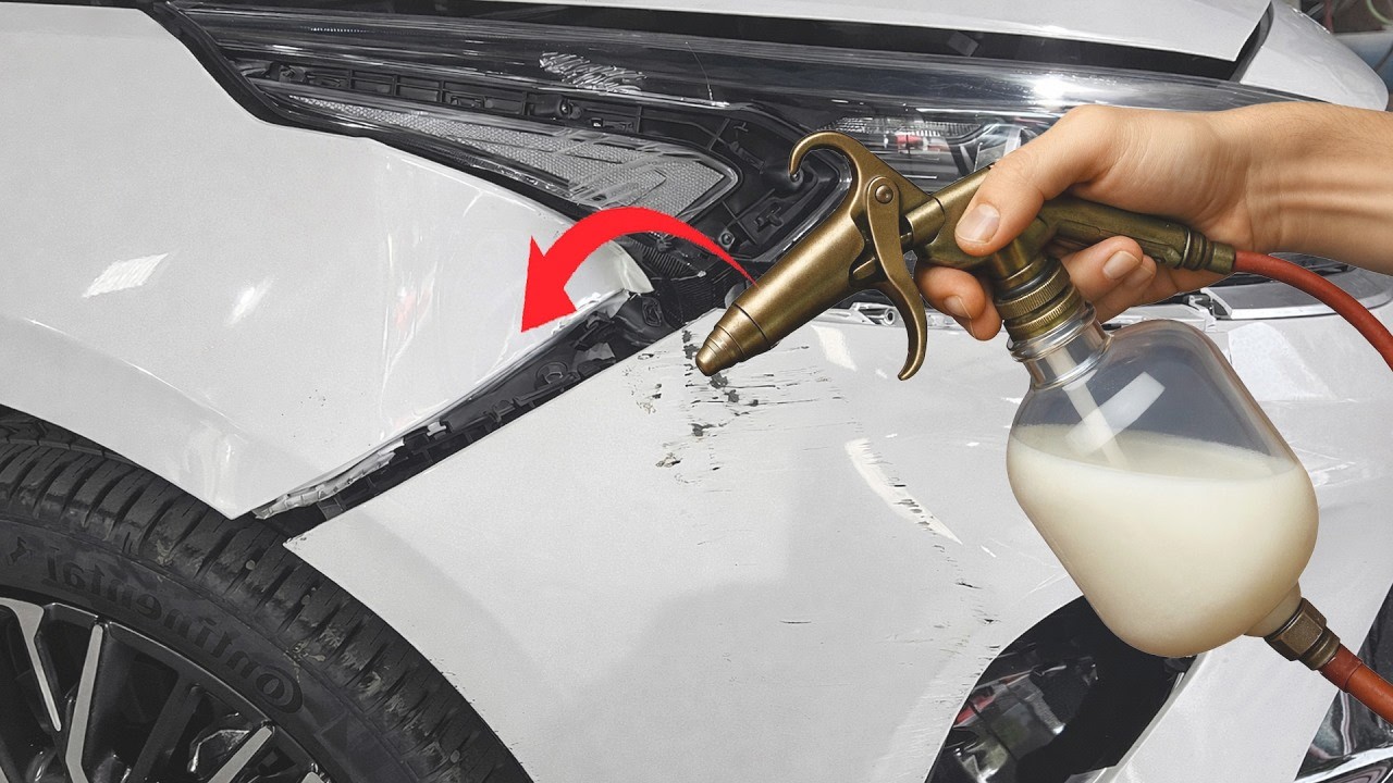 Простой способ удалить царапины и вмятины с вашего автомобиля всего за 5 минут и вернуть ему первоз