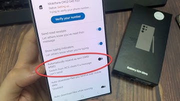 Galaxy S24/S24+/Ultra: How to Enable/Disable Automatically Resend As Text SMS/MMS In Messages
