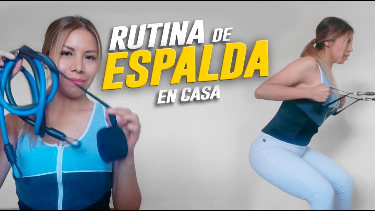 Rutina de ejercicios para ESPALDA | Entrena en CASA - YouTube