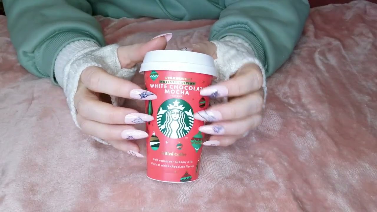 ASMR tapping scratching on Empty Coffee Cans