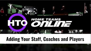 HTO: Adding Staff, Coaches &amp; Players