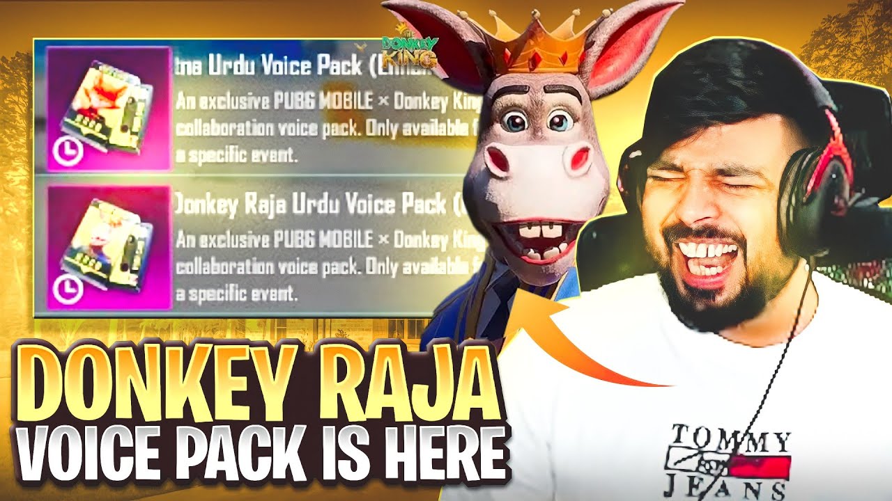 Donkey raja voice pack is here 😂🔥 Pubg mobile