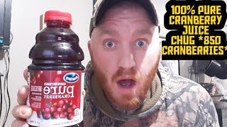 Ocean Spray 100% Pure Cranberry Juice Chug *850 Cranberries*