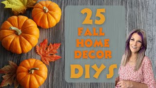 Rustic/Farmhouse Fall Home Decor DIYs/Pumpkin Decor/New crafting techniques/Dollar Tree DIY Decor