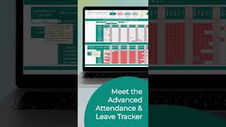 Advanced Employee Attendance & Leave Tracker | Excel & Google Sheets | New HR Features  #spreadsheet