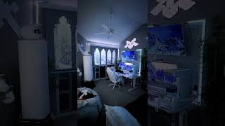 Snow in games peak?❄️🎮 #gaming #desksetup #wallpaperengine #setupvibes
