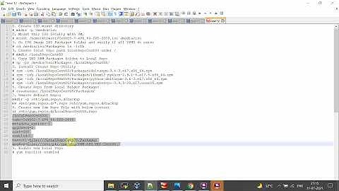 Create Offline Yum Repo in RHEL/CentOS