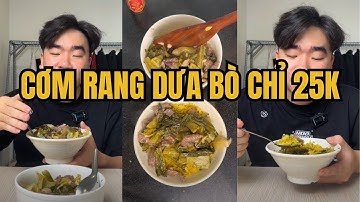CƠM RANG DƯA BÒ CHỈ 25K || FULL