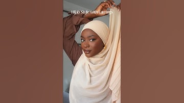 How to style a Hijab with Earrings | Easy hijab tutorial #tutorial #howto #hijabtutorial #hijabstyle