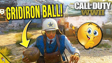 Call of Duty WWII: ALL "HIDDEN GRIDIRON BALL" Locations in Headquarters! (CoD WW2 Easter Egg)