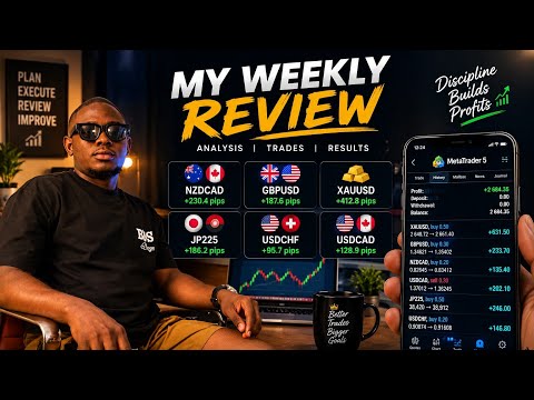 MY WEEKLY FOREX TRADING REVIEW | NZDCAD, GBPUSD, XAUUSD, JP225, USDCHF & USDCAD