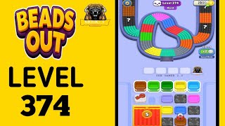 Beads Out hard Level 374 Solution and Walkthrough for Gameplay 