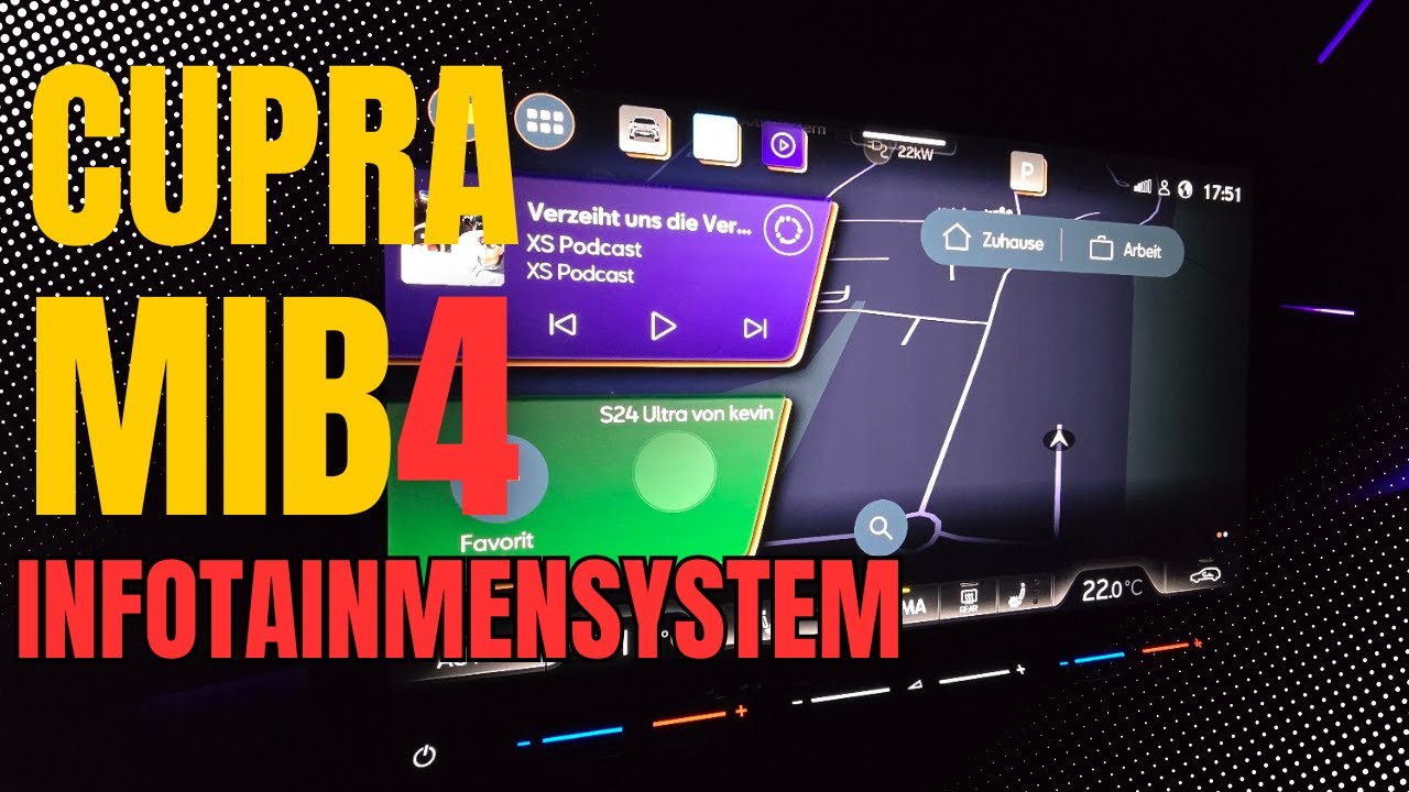 Cupra Terramar:  Erster Eindruck des neuen Infotainmentsystems  der Plattform MIB4 im neuen Cupra